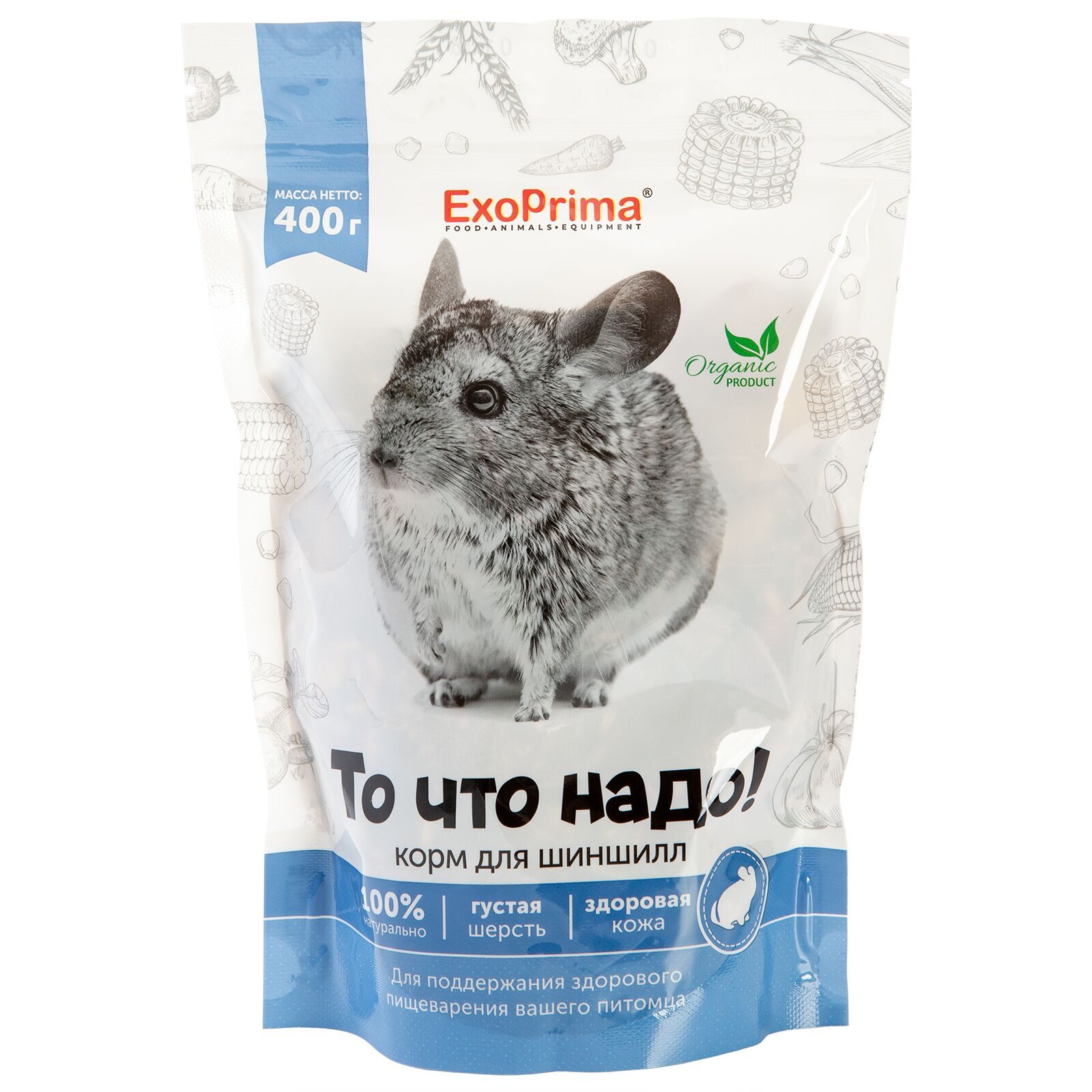 EXOPRIMA То Что Надо! Корм для шиншилл 0,4 кг