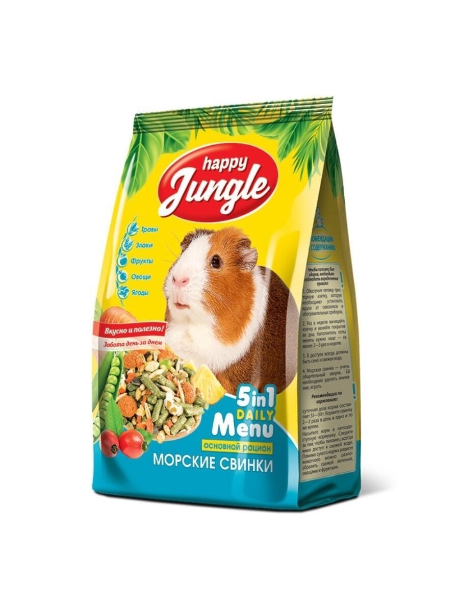 HAPPY JUNGLE Корм для морских свинок 0,4 кг